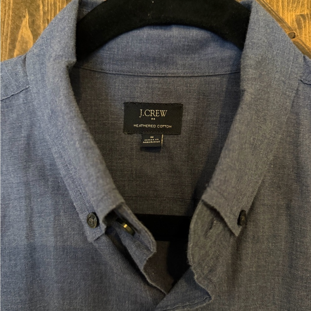J. Crew Dark Blue Casual Button-Down Shirt - Picture 3 of 3